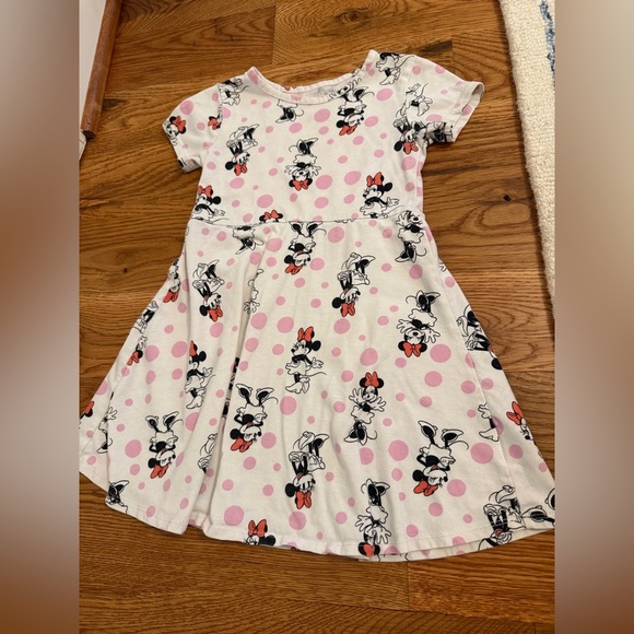 Disney Other - Minnie Mouse Disney Toddler Girl Print Skater Dress, Size 5T